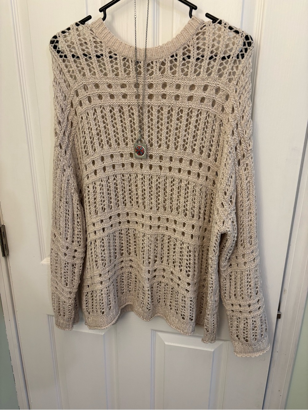 Join the fall fashion trend with this adorable crochet sweater!